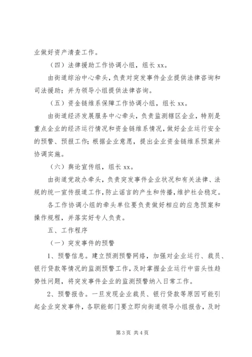 街道防范和应对金融危机应急处置预案工作 (2).docx