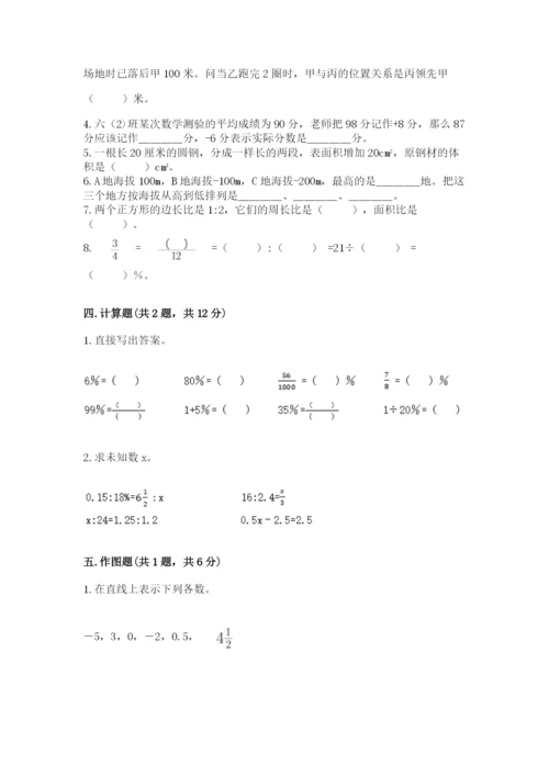 沪教版小学六年级下册数学期末综合素养测试卷ab卷.docx