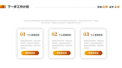 创意励志风跨越个人年终总结工作总结工作汇报述职报告ppt模板工作总结年终总结