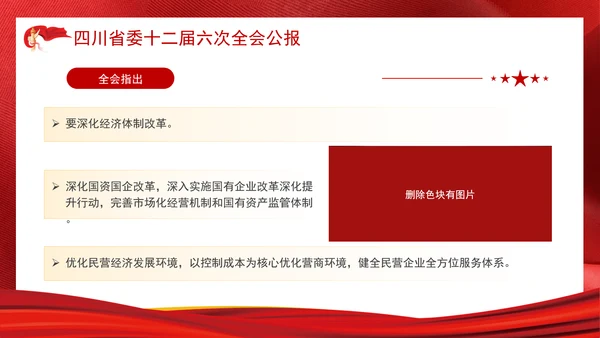 四川省委十二届六次全会公报全文学习党课PPT课件