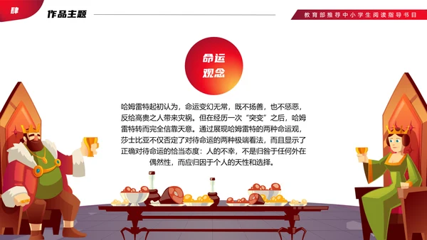 小学生阅读《王子复仇记》读书笔记PPT