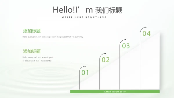 绿色清新化妆品介绍动态PPT