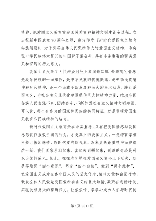 学习《新时代爱国主义教育实施纲要》感想6篇.docx