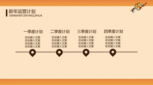 国潮虎年风新年工作计划通用PPT模板