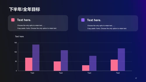 黑色简约渐变电子科技工作总结PPT