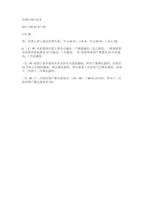 北京版数学小升初模拟试卷精品（含答案）.docx