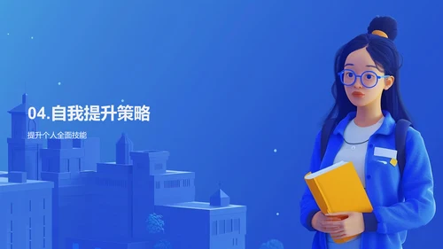 硕士生职业规划PPT模板