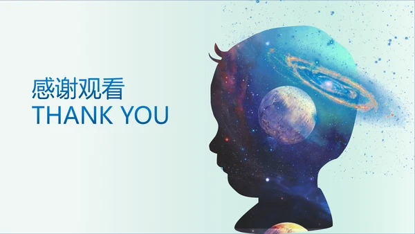 放飞科学梦想，太阳系科普教育PPT模板