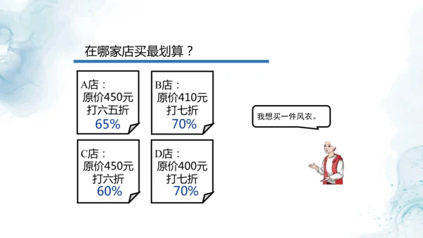 人教版六年级数学下册折扣问题教学课件