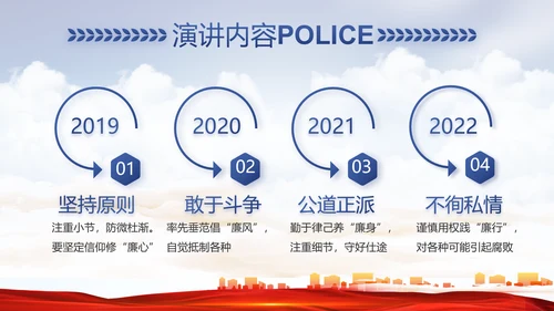 警察公安机关人民警察动态PPT