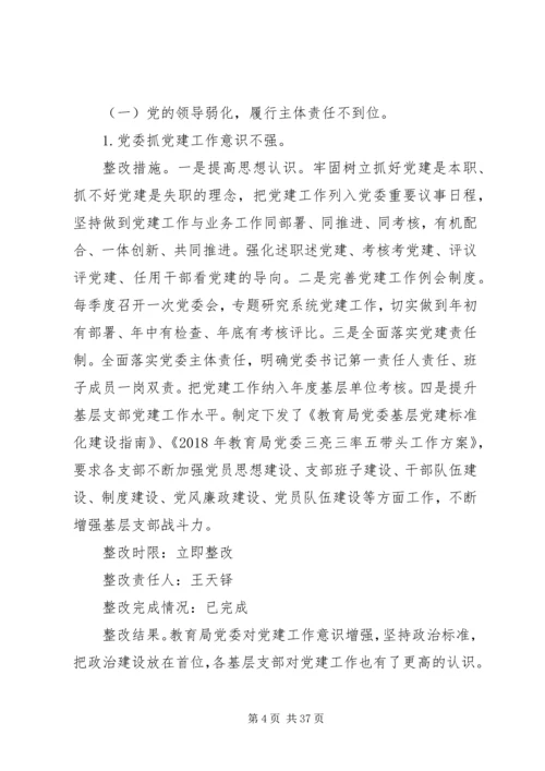 教育局党委关于巡察整改完成情况的报告.docx