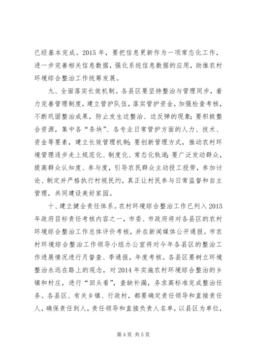 全市农村环境综合整治工作要点.docx