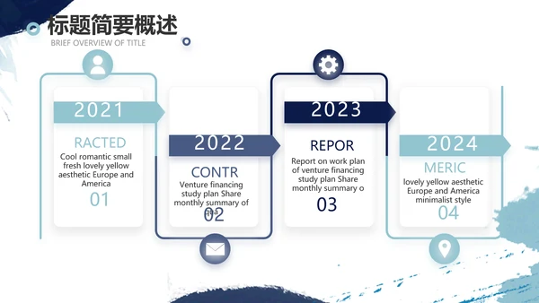 莫兰迪风格个人述职报告商务PPT动态模板