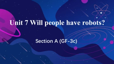 Unit 7 SectionA GF-3c语法教学课件（人教八上Unit7 Will people 