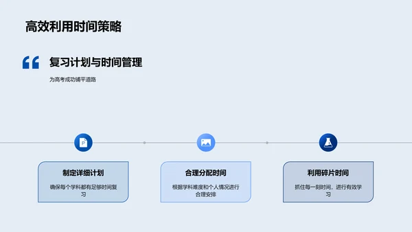 高考复习与压力管理PPT模板