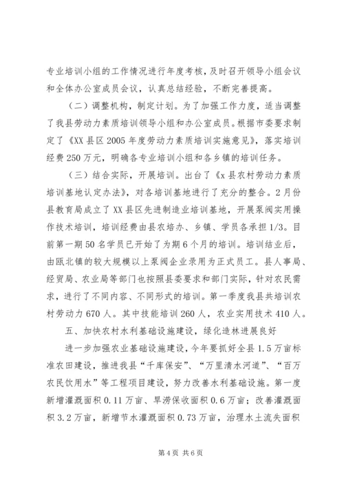 在全市农办主任例会汇报材料(1).docx