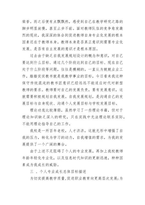 小学美术教师个人专业发展规划.docx