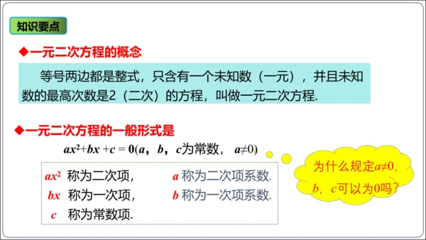 21.1一元二次方程课件（共27张PPT）【人教九上数学精简课堂课件】