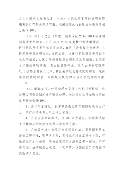 财务人员绩效考核细则.docx