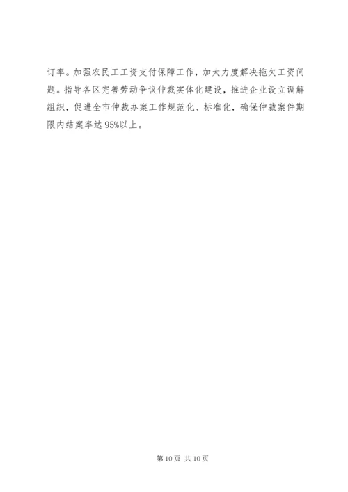 人力资源局某年工作总结和某年工作计划.docx