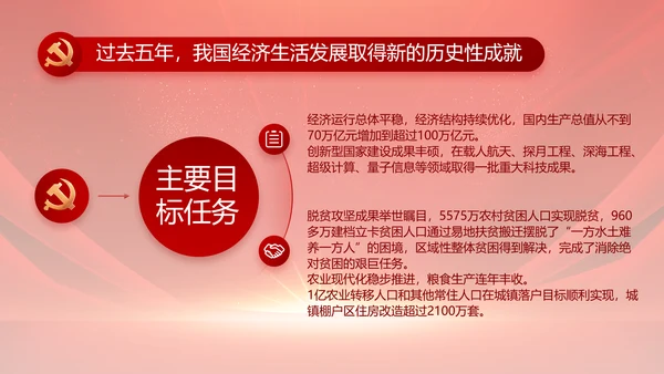 红色党支部党员大会年终工作总结PPT