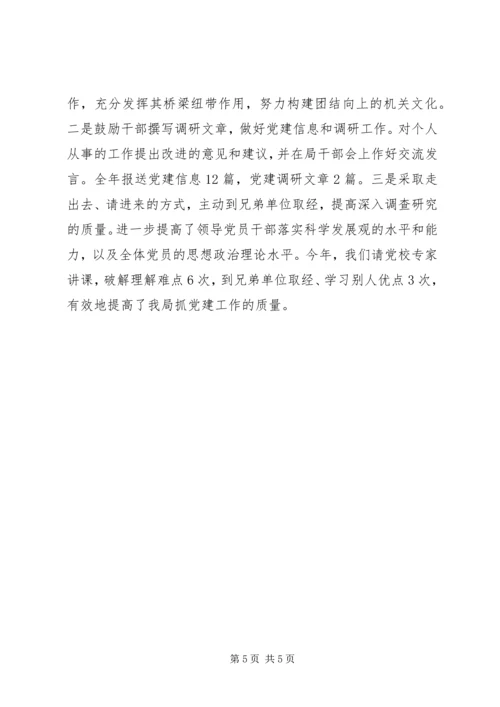 机关事务管理局党建工作汇报.docx