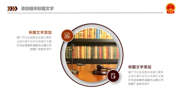 法院法律法学宪法刑法法庭律师PPT模板