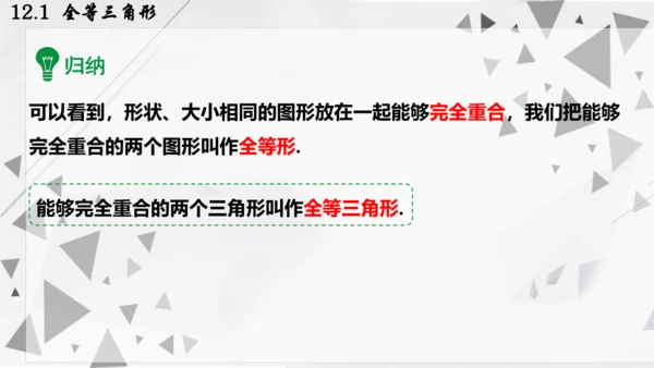 人教版数学八年级上册12.1  全等三角形课件（共24张PPT）
