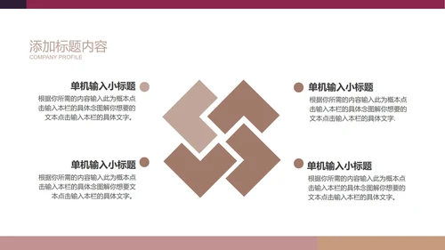 蓝色扁平风时尚总结汇报PPT模板