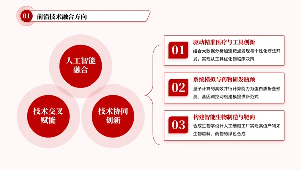 红色简约风技术创新研发文献汇报PPT模板