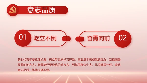 党支部党史党员学习教育工作总结动态PPT模板