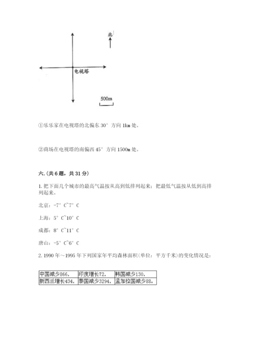 辽宁省【小升初】2023年小升初数学试卷带答案（考试直接用）.docx