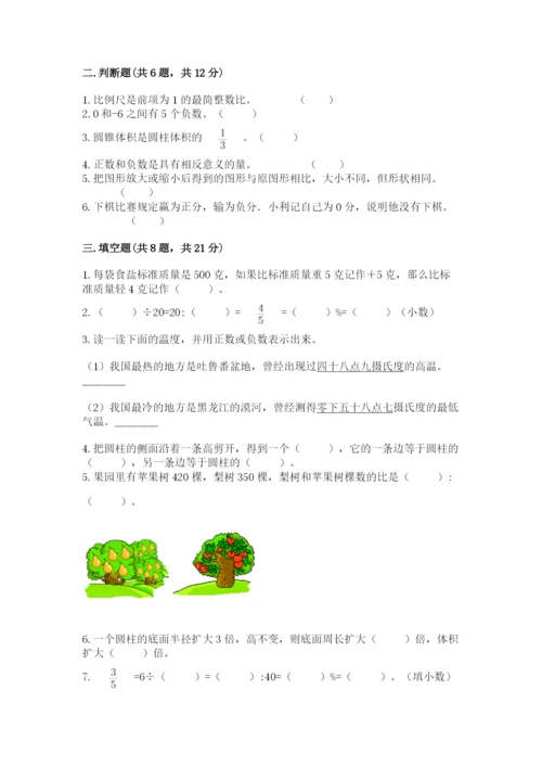 北师大版六年级下册数学期末测试卷【满分必刷】.docx