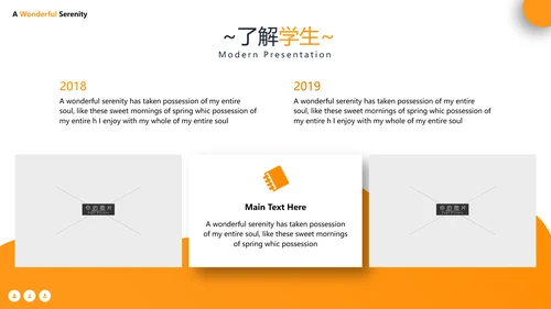 橙色简约风大学学校简介宣传教育PPT模板