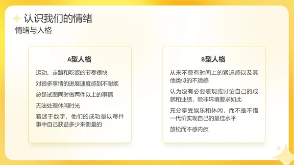 黄色活泼3D情绪管理培训PPT课件
