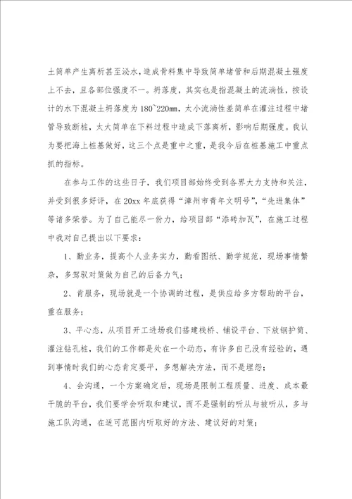 技术员个人总结