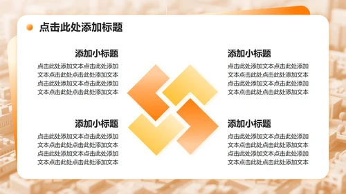 黄色3D简约风行业趋势洞察调研报告PPT模板