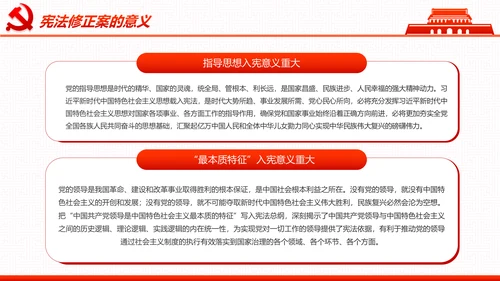 学习宪法尊崇宪法新宪法聚焦两会PPT模板