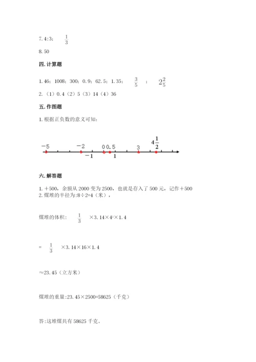 小升初数学期末测试卷及完整答案（各地真题）.docx