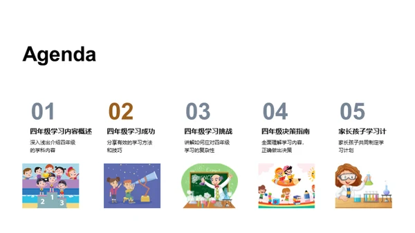 走进四年级学习