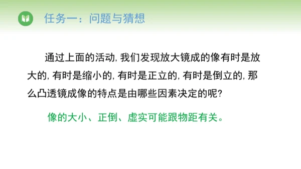 2024-2025学年人教版物理八年级上册5.3 凸透镜成像的规律课件（19页ppt）