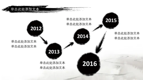水墨风中国功夫文化中华武术ppt模板