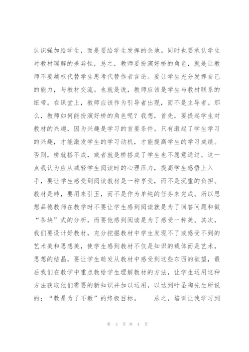 教师工作总结       教师培训工作总结.docx