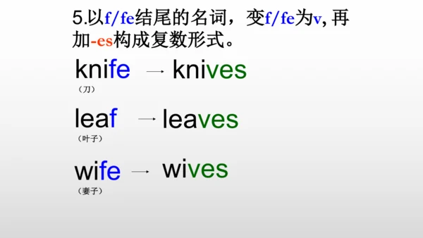 【名词单复数】课件PPT