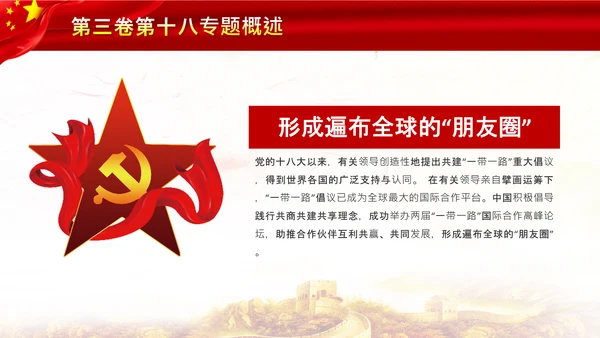 治国理政第十八专题推动共建一带一路PPT