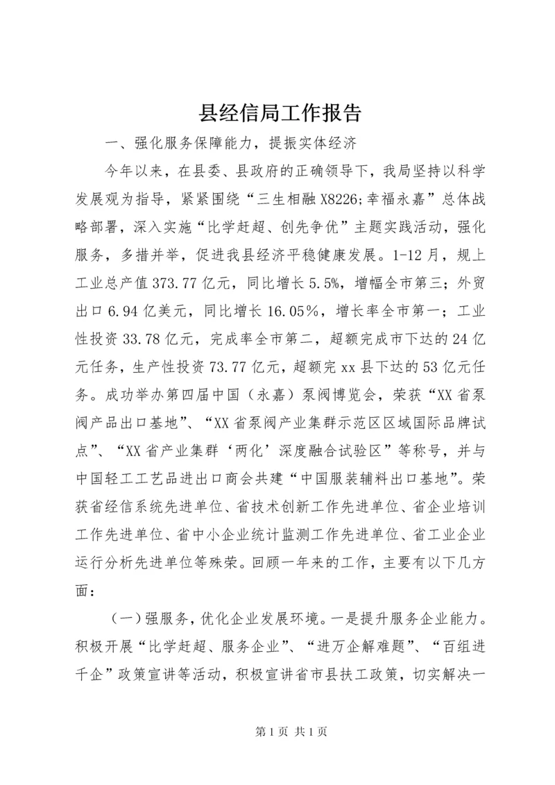 县经信局工作报告.docx