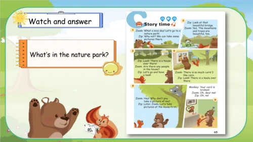 Unit 6 In a nature park Part C story time 课件(共40张P