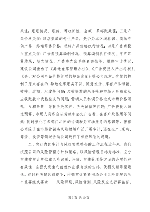 公司内部审计经验交流材料.docx