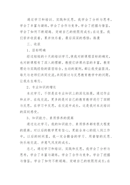 小学数学教师个人研修总结_数学老师研修工作总结范文.docx