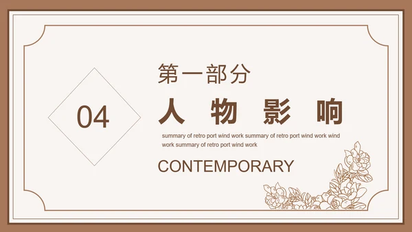 鲁迅先生PPT模板